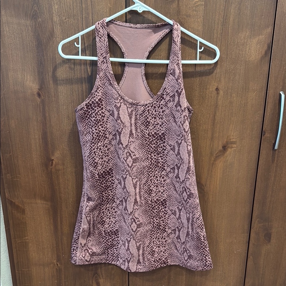 lululemon athletica Snake Print Tank Top - Brown